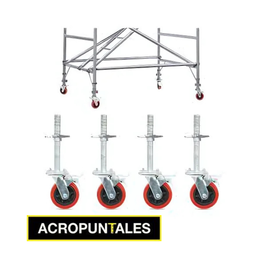 GARRUCHAS O RUEDAS DE ANDAMIO